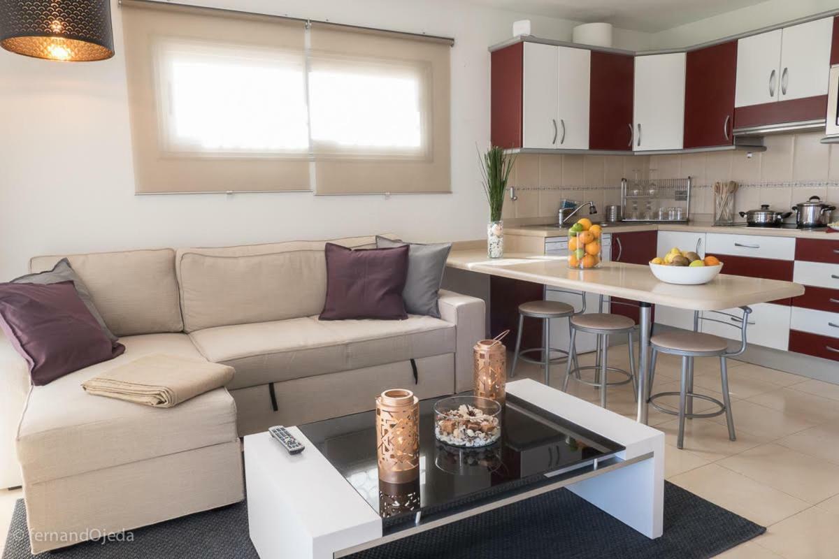 First Line Seaside Apartment San Agustin  Bagian luar foto