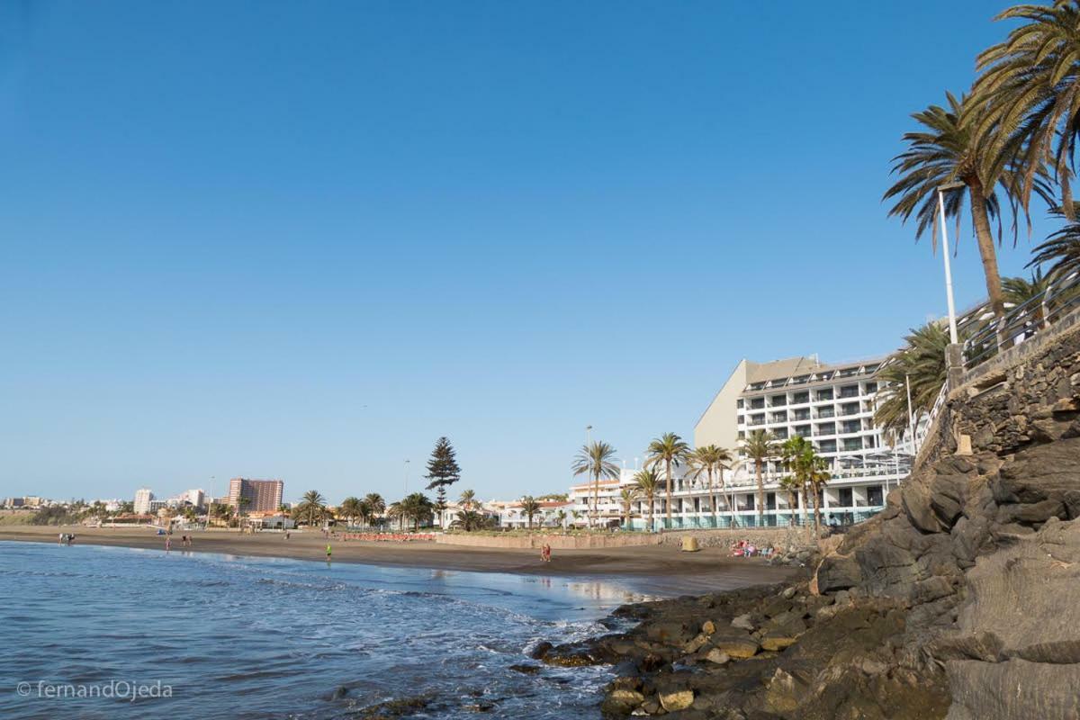 First Line Seaside Apartment San Agustin  Bagian luar foto